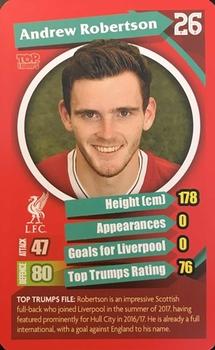 2017-18 Top Trumps Liverpool #NNO Andrew Robertson Front
