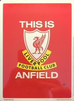 2012-13 Tin Concepts FC Legends Liverpool #NNO This Is Anfield Front