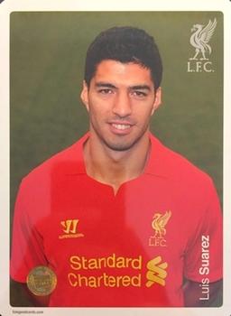 2012-13 Tin Concepts FC Legends Liverpool #NNO Luis Suárez Front