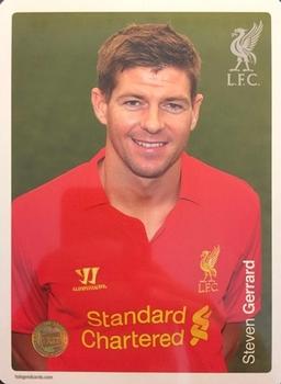 2012-13 Tin Concepts FC Legends Liverpool #NNO Steven Gerrard Front