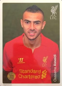2012-13 Tin Concepts FC Legends Liverpool #NNO Oussama Assaidi Front