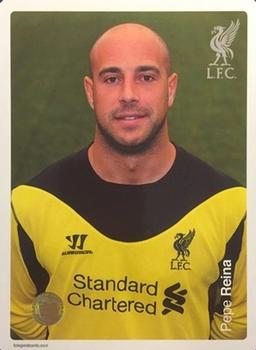 2012-13 Tin Concepts FC Legends Liverpool #NNO Pepe Reina Front