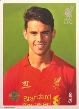 2012-13 Tin Concepts FC Legends Liverpool #NNO Suso Front