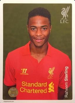 2012-13 Tin Concepts FC Legends Liverpool #NNO Raheem Sterling Front
