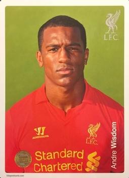 2012-13 Tin Concepts FC Legends Liverpool #NNO Andre Wisdom Front