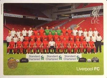 2012-13 Tin Concepts FC Legends Liverpool #NNO Team Photo Front