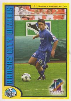 2002 Pittcraft Printing Kansas City Wizards #NNO Stephen Armstrong Front