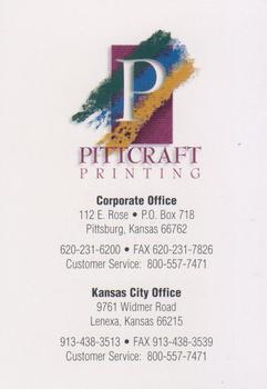 2003 Pittcraft Printing Kansas City Wizards #NNO Eric Quill Back