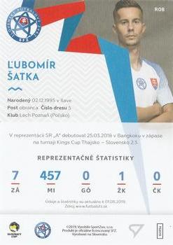 2019-20 SportZoo Futbalové Slovensko - Slovenskí Sokoli #R08 Lubomir Satka Back