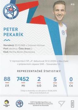 2019-20 SportZoo Futbalové Slovensko - Slovenskí Sokoli #R15 Peter Pekarik Back