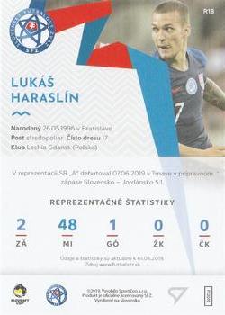 2019-20 SportZoo Futbalové Slovensko - Slovenskí Sokoli #R18 Lukas Haraslin Back