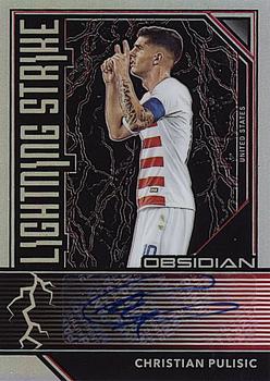 2019-20 Panini Obsidian - Lightning Strike Red #LS-CP Christian Pulisic Front