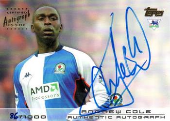 2003-04 Topps Premier Gold 2004 - Autographs #NNO Andrew Cole Front