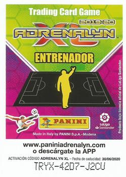 2019-20 Panini Adrenalyn XL La Liga Santander #464 Asier Garitano Back