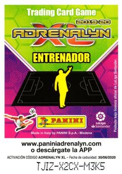 2019-20 Panini Adrenalyn XL La Liga Santander #467 Quique Setien Back