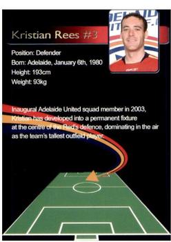 2005-06 Adelaide United #3 Kristian Rees Back