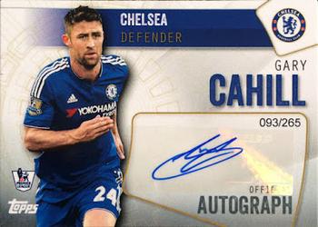 2015-16 Topps Premier Club - Signatures #NNO Gary Cahill Front