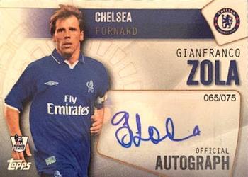 2015-16 Topps Premier Club - Signatures #NNO Gianfranco Zola Front