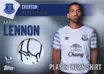 2015-16 Topps Premier Club - Player/Match Worn Shirts #NNO Aaron Lennon Front