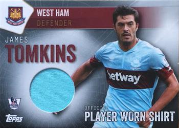 2015-16 Topps Premier Club - Player/Match Worn Shirts #NNO James Tomkins Front