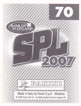 2007 Panini Scottish Premier League Stickers #70 Neil Lennon Back