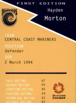 2014-15 Tap 'N' Play Football Federation Australia #NNO Hayden Morton Back