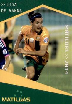 2014-15 Tap 'N' Play Football Federation Australia #NNO Lisa De Vanna Front