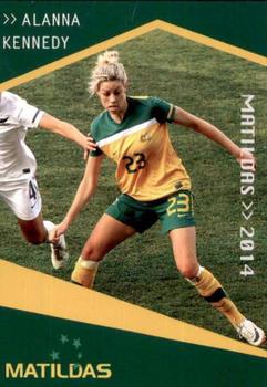 2014-15 Tap 'N' Play Football Federation Australia #NNO Alanna Kennedy Front