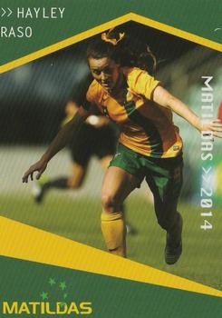 2014-15 Tap 'N' Play Football Federation Australia #NNO Hayley Raso Front