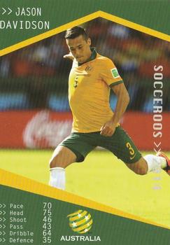 2014-15 Tap 'N' Play Football Federation Australia #NNO Jason Davidson Front