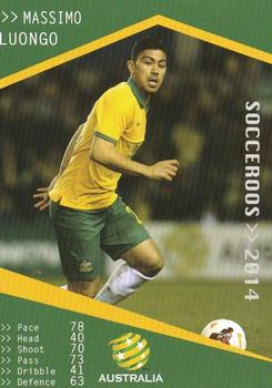 2014-15 Tap 'N' Play Football Federation Australia #NNO Massimo Luongo Front