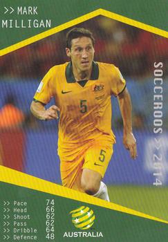 2014-15 Tap 'N' Play Football Federation Australia #NNO Mark Milligan Front