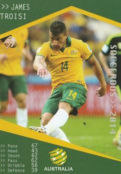 2014-15 Tap 'N' Play Football Federation Australia #NNO James Troisi Front
