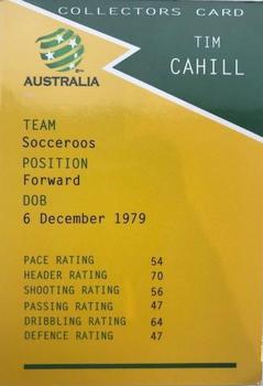 2014-15 Tap 'N' Play Football Federation Australia #NNO Tim Cahill Back