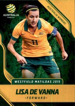 2015-16 Tap 'N' Play Football Federation Australia #26 Lisa De Vanna Front