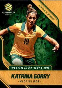 2015-16 Tap 'N' Play Football Federation Australia #28 Katrina Gorry Front