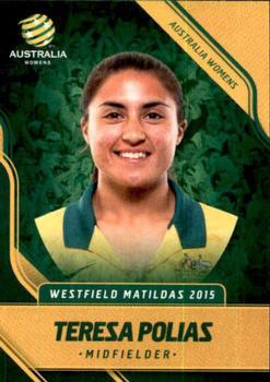 2015-16 Tap 'N' Play Football Federation Australia #33 Teresa Polias Front