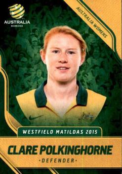 2015-16 Tap 'N' Play Football Federation Australia #34 Clare Polkinghorne Front