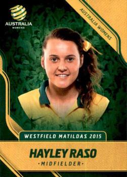 2015-16 Tap 'N' Play Football Federation Australia #35 Hayley Raso Front