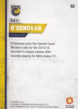 2015-16 Tap 'N' Play Football Federation Australia #82 Roy O'Donovan Back