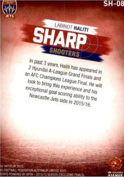 2015-16 Tap 'N' Play Football Federation Australia - Sharp Shooters #SH-08 Labinot Haliti Back