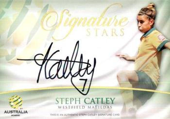 2015-16 Tap 'N' Play Football Federation Australia - Signature Stars #SS-02 Steph Catley Front