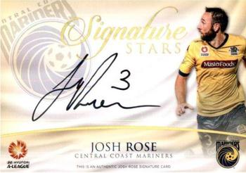 2015-16 Tap 'N' Play Football Federation Australia - Signature Stars #SS-05 Josh Rose Front
