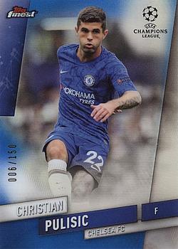 2019-20 Finest UEFA Champions League - Blue #95 Christian Pulisic Front