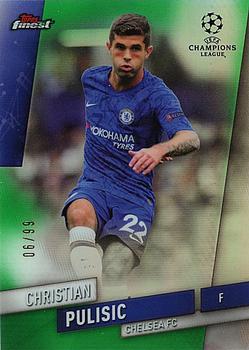 2019-20 Finest UEFA Champions League - Green #95 Christian Pulisic Front