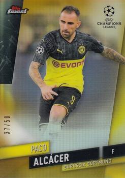 2019-20 Finest UEFA Champions League - Gold #62 Paco Alcácer Front