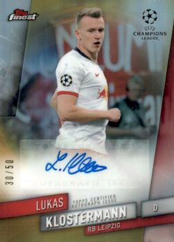 2019-20 Finest UEFA Champions League - Finest Autographs Gold #FA-LK Lukas Klostermann Front