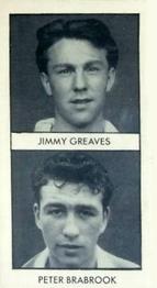1958 D.C. Thomson Wizard World Cup Footballers #10 Jimmy Greaves / Peter Brabrook Front
