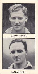 1958 D.C. Thomson Wizard World Cup Footballers #11 Sammy Baird / Ian McColl Front