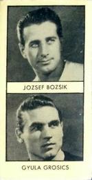 1958 D.C. Thomson Wizard World Cup Footballers #15 Jozsef Bozsik / Gyula Grosics Front